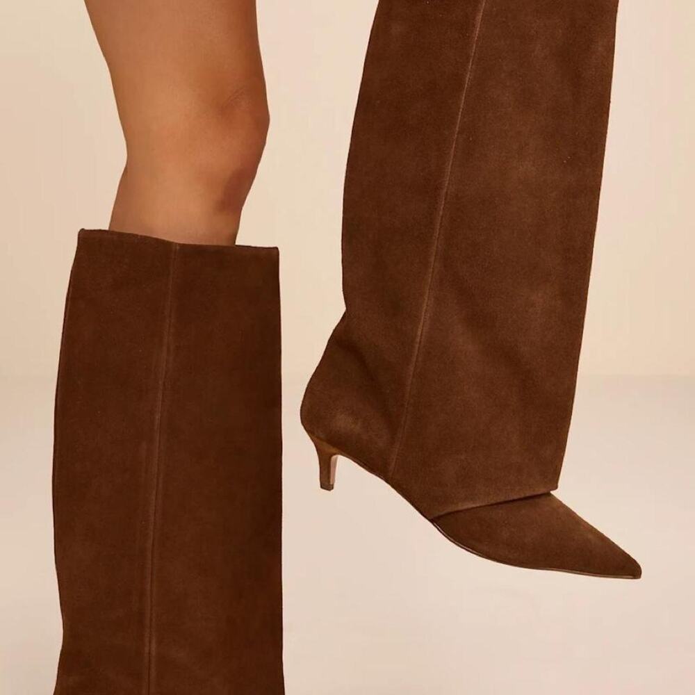 Steve madden brown suede leather